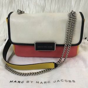 Authentic MARC JACOBS Leather Shoulder Bag